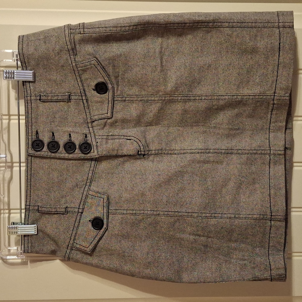 BeBop Gray Mini Skirt Size Medium